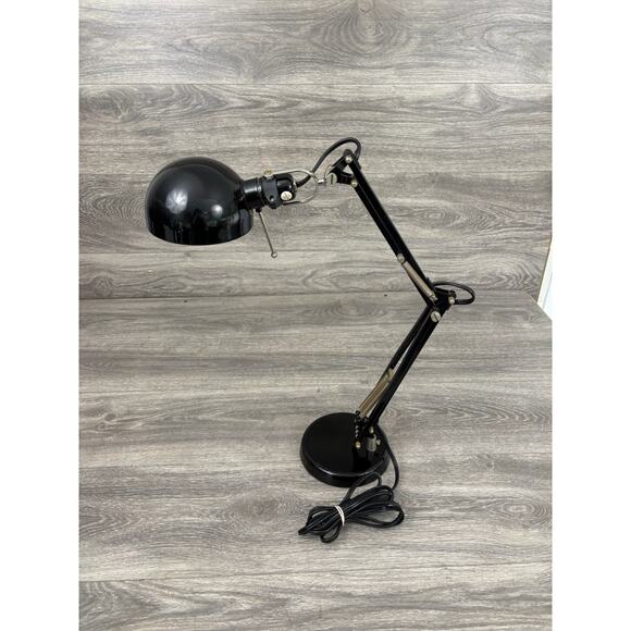 Ikea Forsa Vintage Black Architect's Desk Work Lamp - Picture 4 of 10
